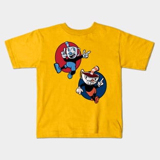 cuphead and mugman Kids T-Shirt